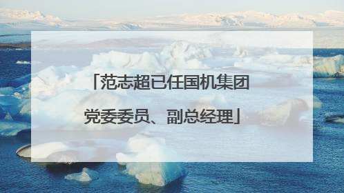 范志超已任国机集团党委委员、副总经理