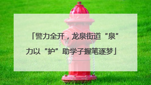 警力全开，龙泉街道“泉”力以“护”助学子握笔逐梦
