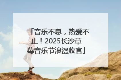 音乐不息，热爱不止！2025长沙草莓音乐节浪漫收官