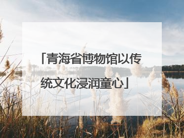 青海省博物馆以传统文化浸润童心