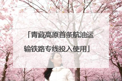 青藏高原首条航油运输铁路专线投入使用