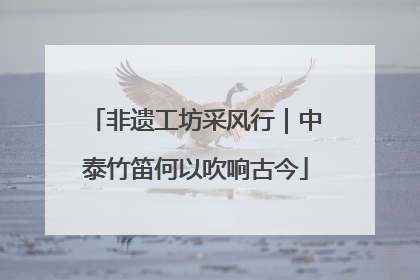 非遗工坊采风行｜中泰竹笛何以吹响古今