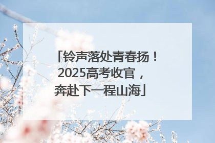 铃声落处青春扬！2025高考收官，奔赴下一程山海