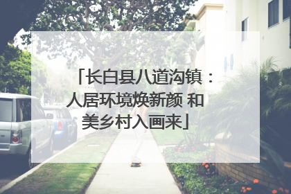 长白县八道沟镇：人居环境焕新颜 和美乡村入画来
