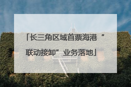 长三角区域首票海港“联动接卸”业务落地