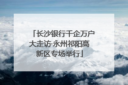 长沙银行千企万户大走访·永州祁阳高新区专场举行