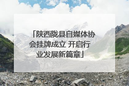 陕西陇县自媒体协会挂牌成立 开启行业发展新篇章