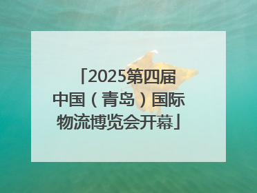 2025第四届中国（青岛）国际物流博览会开幕