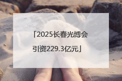 2025长春光博会引资229.3亿元